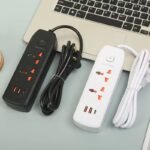 Universal 2500W Safety Power Extension Cord with USB & PD Ports (2 Meter)