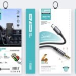 X-HANZ AUX170 Type-C to 3.5mm Nylon Braided Aux Audio Cable