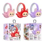 AH-806G Cute Monster Series Wireless Bluetooth 5.4 Headphones for Kids & Teens